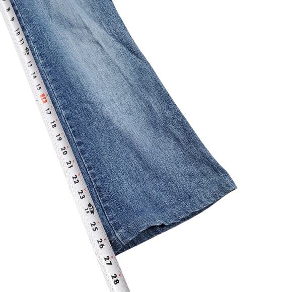 Y2k Denim Jumpsuit Slim Fit Vintage Hi Jeans Flared - Medium - Picture 5 of 6